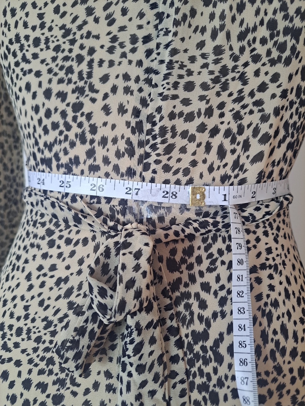 Dress Baltic Born Cream and Black Printed Long Sleeve Maxi Dress - Picture 4 of 14